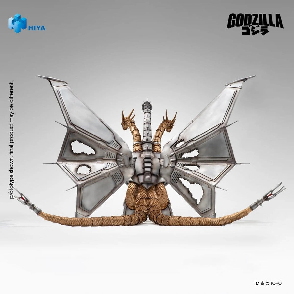 Godzilla vs. King Ghidorah Exquisite Basic figurine Battle Damaged Mecha King Ghidorah 33 cm - Image 5