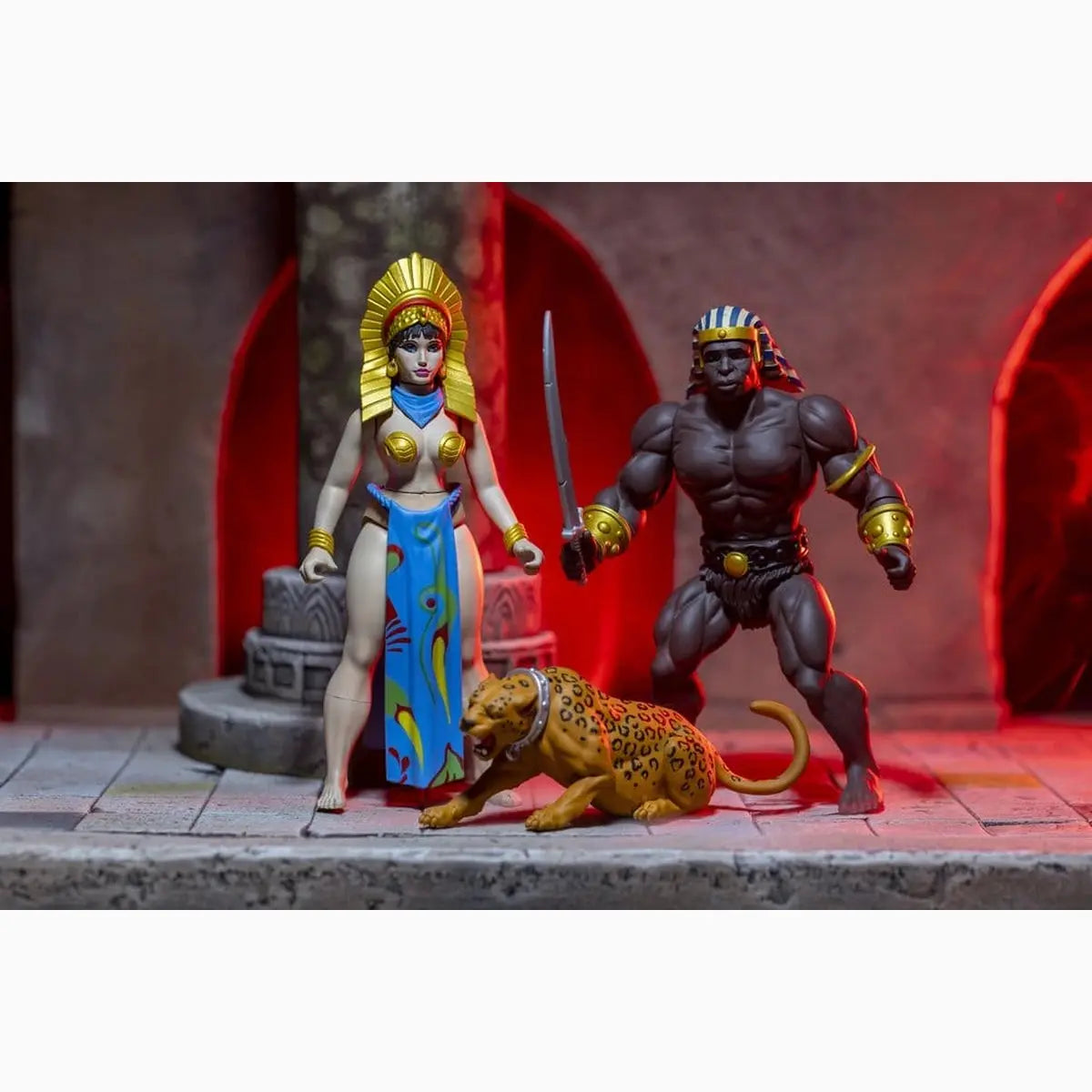 The Savage World of Frazetta Set de figurines Egyptian Queen & The Guard (Museum Edition) 14 cm - Image 7