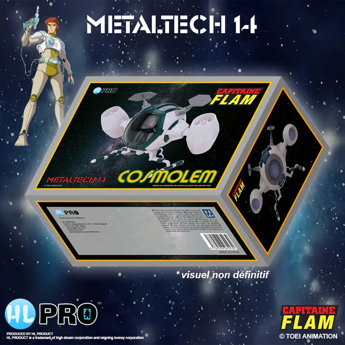 Captaine Flam Metaltech 14 Cosmoliner Cosmolem Box FR - Image 6