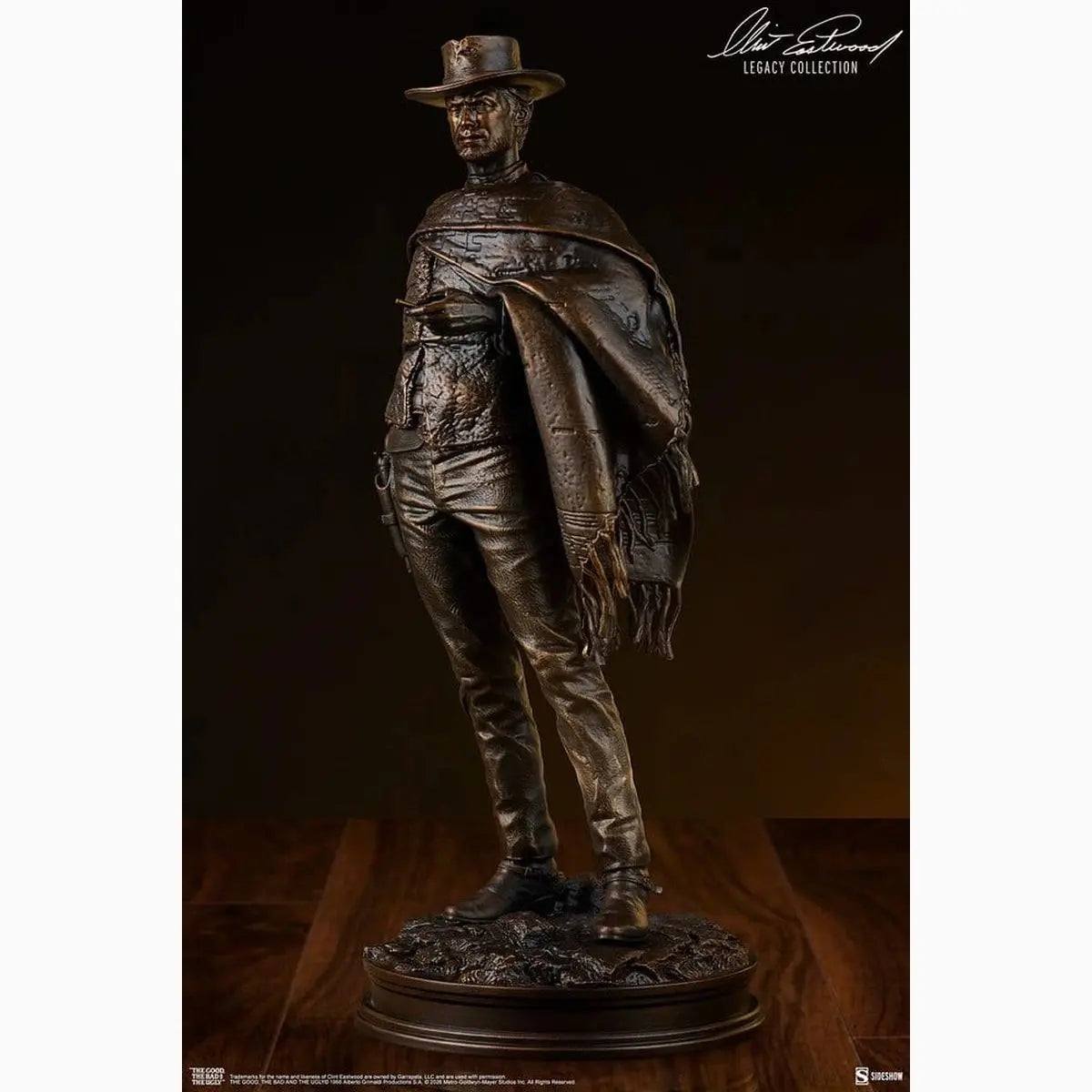 Le Bon, la Brute et le Truand statuette The Man with No Name (Faux Bronze) 39 cm - Image 7