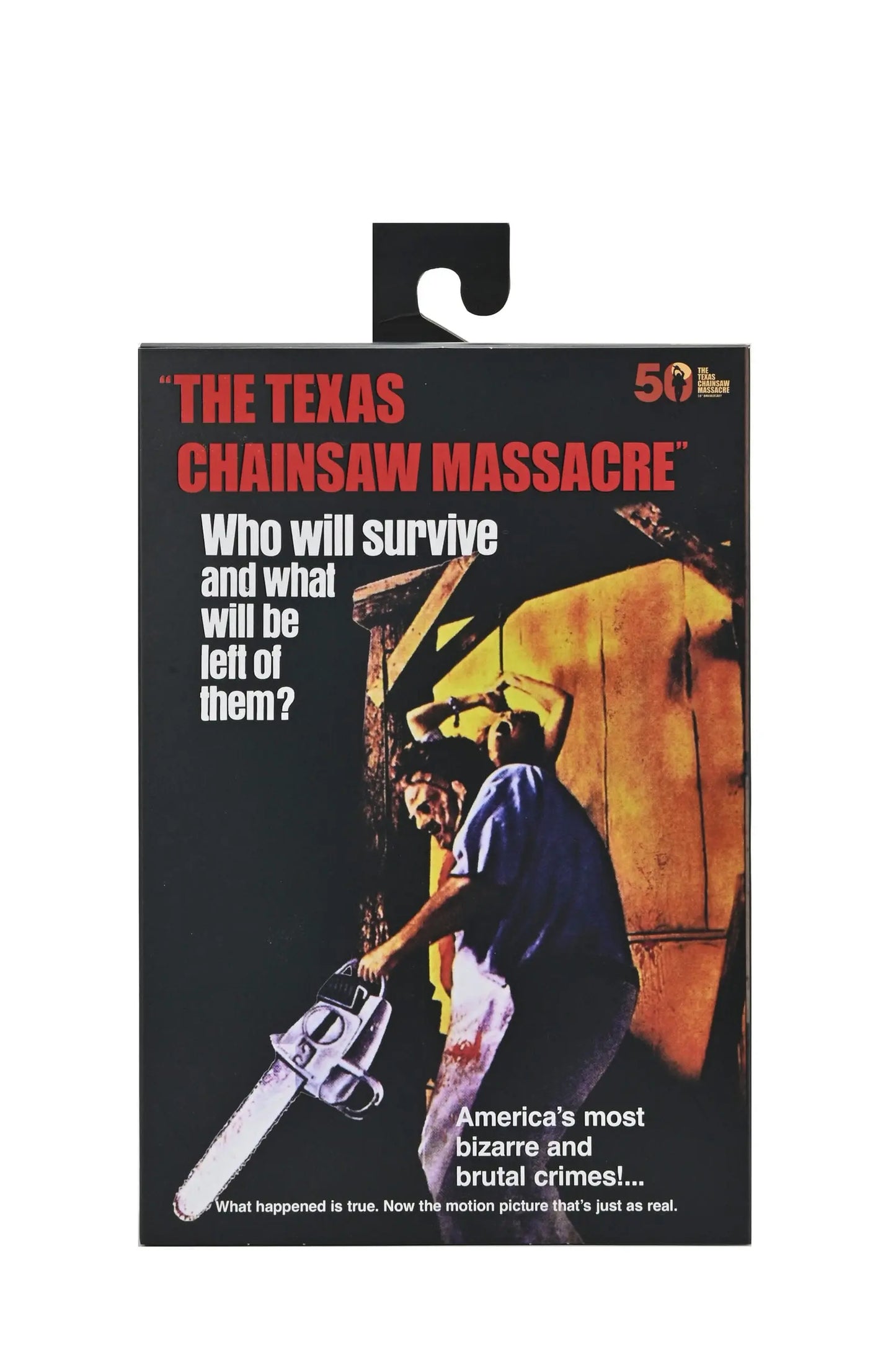 Massacre à la tronçonneuse Clothed Leatherface figurine 50th Anniversary 20 cm Neca
