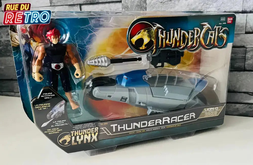 Pack Thundertanks + Les 2 ThunderRacers Lion-O et Tygra / Thundercats 2011 Figurine et Véhicule pour Figurines