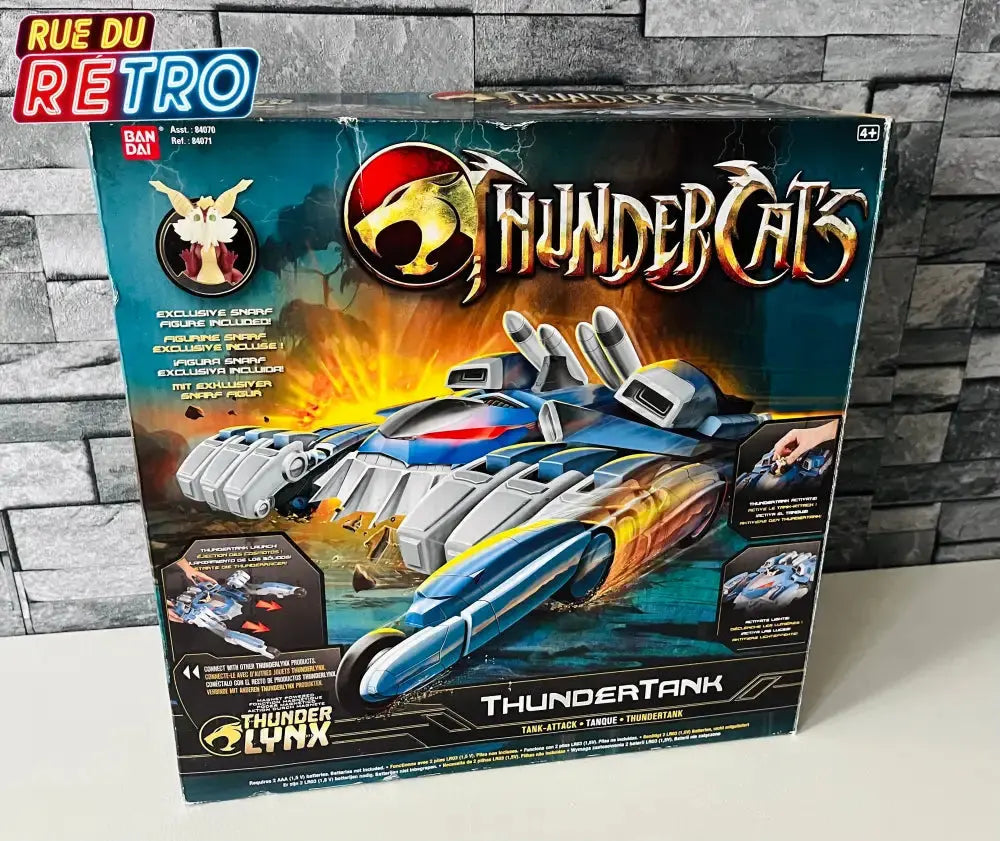 Pack Thundertank + 2 ThunderRacers Lion-O et Tygra / Thundercats 2011 Figurine et Véhicule pour Figurines