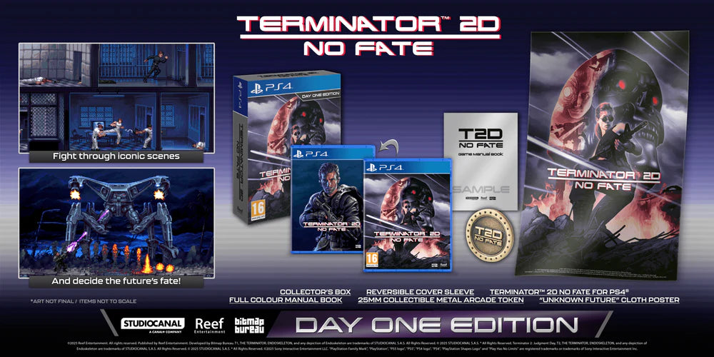 Terminator 2D No Fate Day-One Edition PS4 Bitmap Bureau
