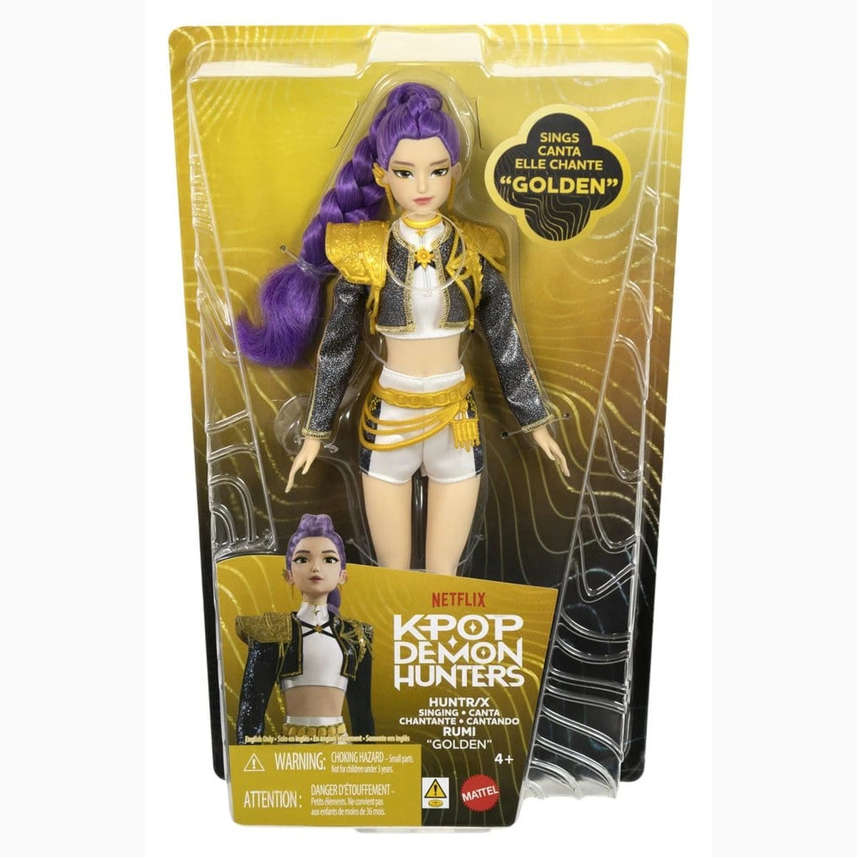 KPop Demon Hunters poupée chantante Huntrix Rumi (Golden) - Image 2
