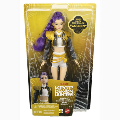 KPop Demon Hunters poupée chantante Huntrix Rumi (Golden) - Image 2