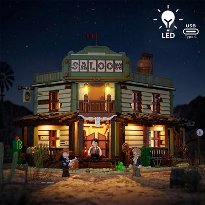 Lumibricks The Old West 14019 Fortune Club Saloon - Image 1