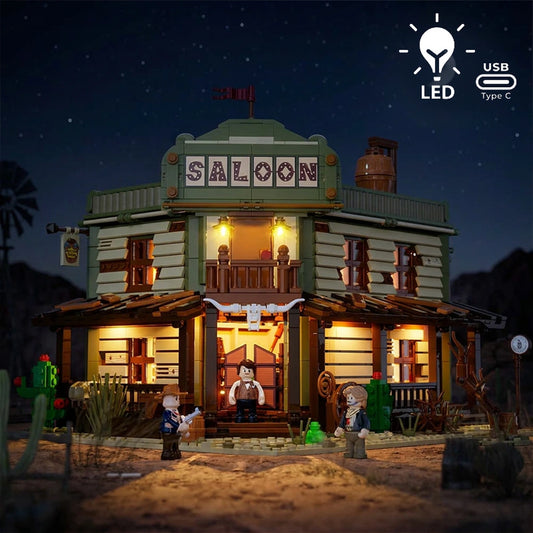 Lumibricks The Old West 14019 Fortune Club Saloon - Image 1