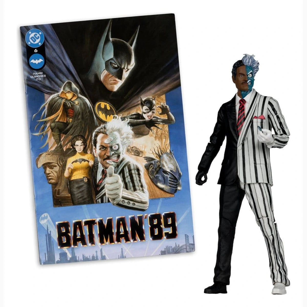 DC Direct Page Punchers figurine Two-Face (Batman 89) (Red Platinum Edition) 19 cm - Image 3