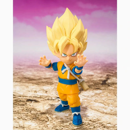 Dragon Ball figurine S.H.Figuarts Super Saiyan Son Goku (mini) Daima 8 cm - Image 5