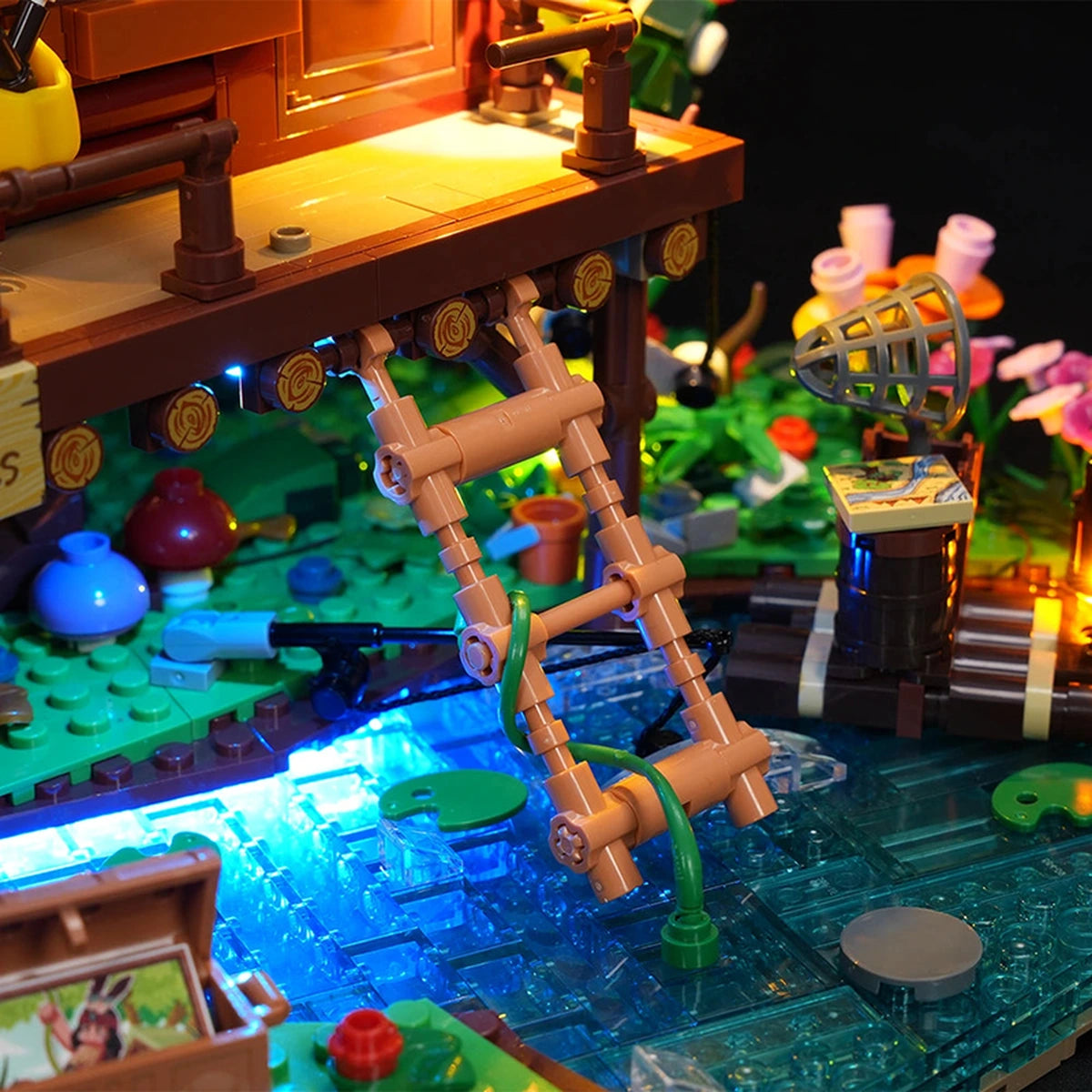Lumibricks Retro House 10015 Misty Forest Cabin - Image 4