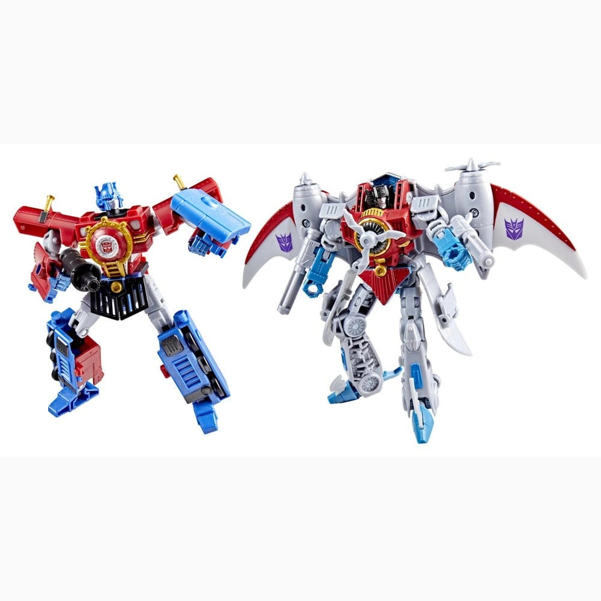 Transformers Timelines Hearts of Steel Comic Edition Figurines Optimus Prime & Starscream 14 cm - Image 1
