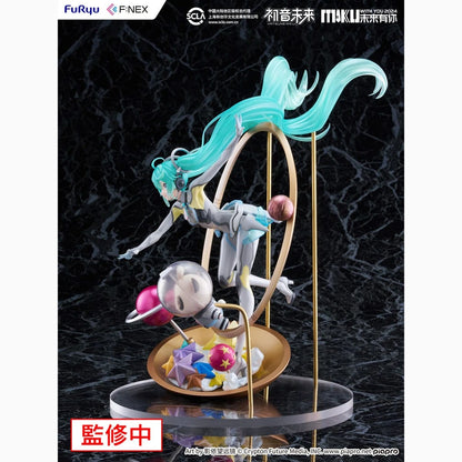 Hatsune Miku F:NEX statuette PVC 1/7 Miku with You 2024 Ver. 29 cm - Image 5