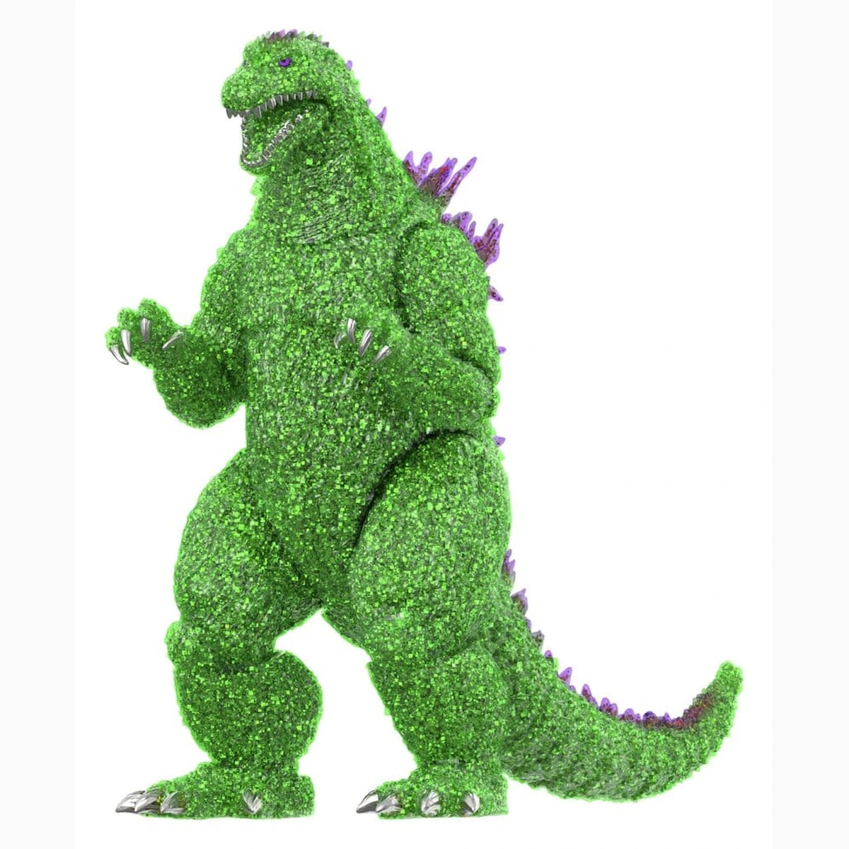 Godzilla Toho Super Kaiju figurine Godzilla 2001 (Color Shock, Clear Green Glitter with Metallic) - Image 2