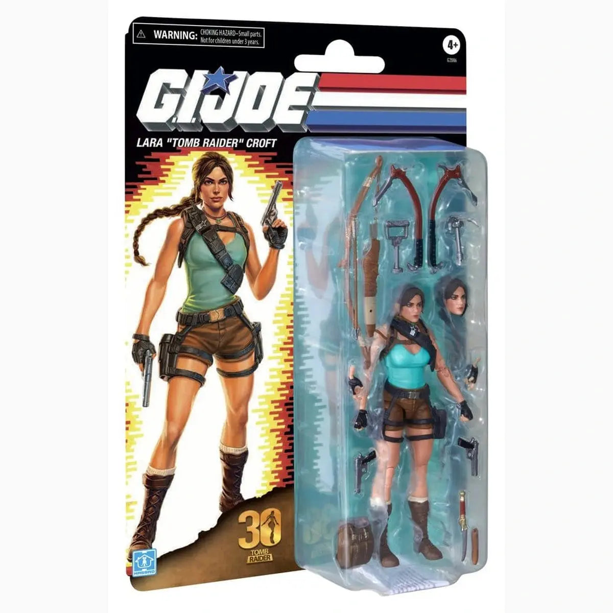 G.I. Joe Classified Series Retro Cardback Collaborative figurine Lara "Tomb Raider" Croft 15 cm - Image ajoutée 13