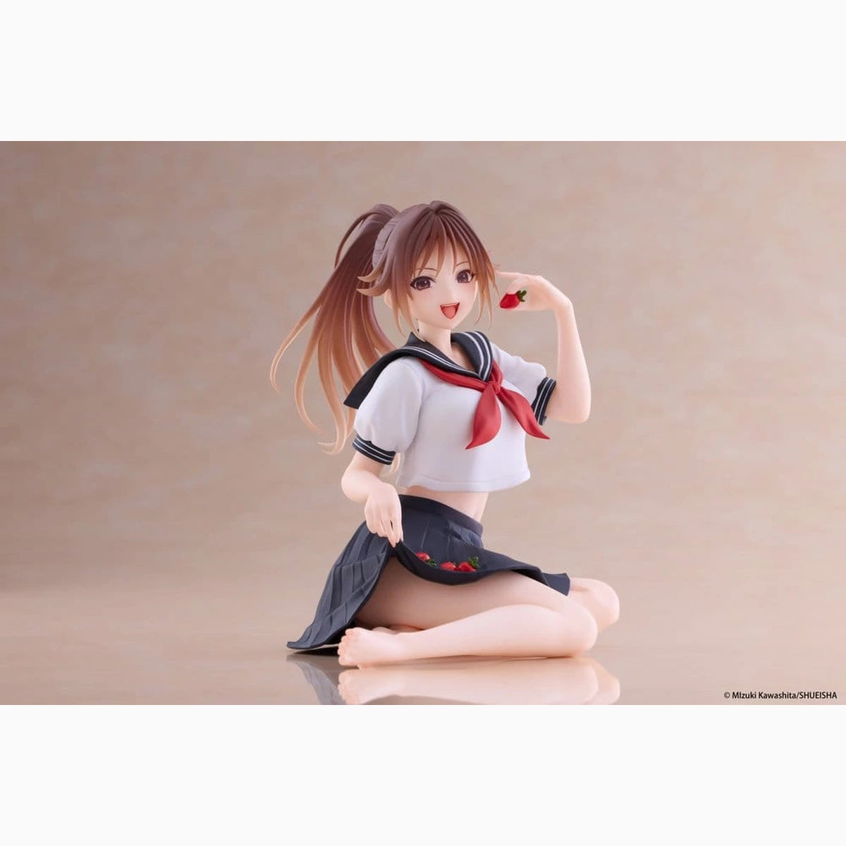 Strawberry 100% figurine PVC Desktop Cute Satsuki Kitaoji (School uniform Ver.) 18 cm - Image 1