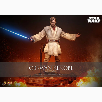 Star Wars, épisode III : La Revanche des Sith figurine Movie Masterpiece 1/6 Obi-Wan Kenobi (Mustafar) 31 cm - Image 4