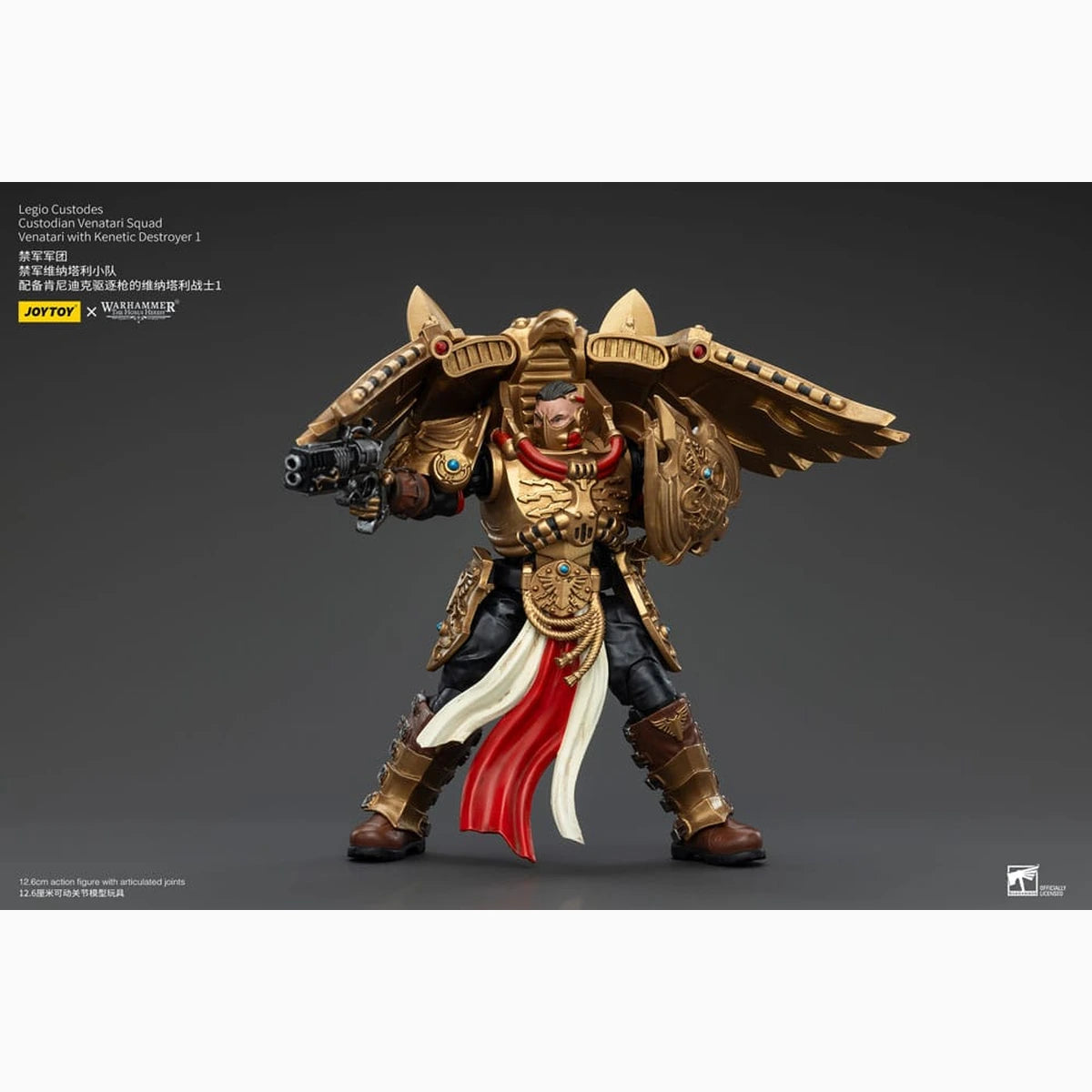 Warhammer The Horus Heresy figurine 1/18 Legio Custodes Custodian Venatari Squad Venatari with Kenetic Destroyer 1 13 cm - Image 5