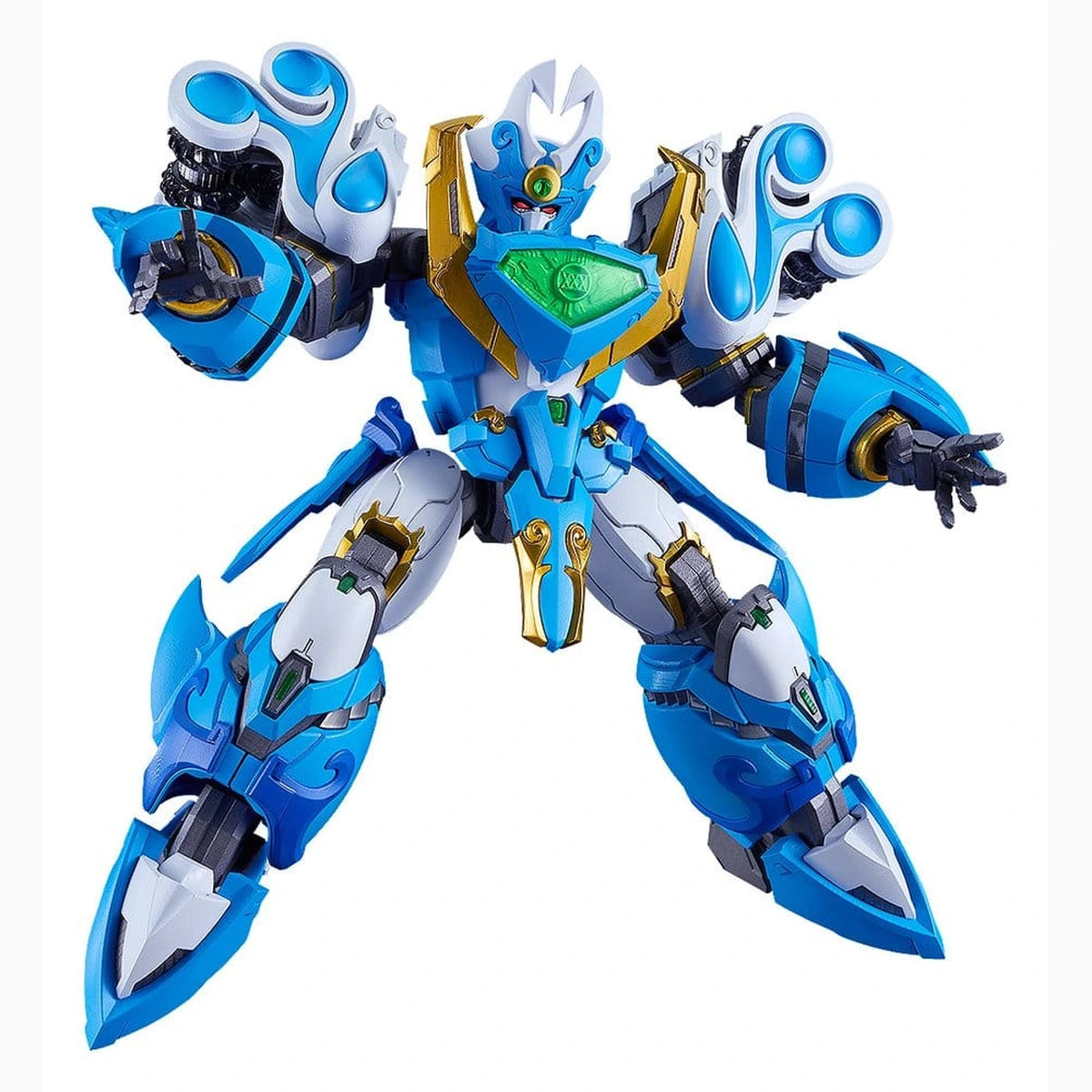 Mado King Granzort Plastic Model Kit Moderoid King's Style Aquabeat Gold Edition 18 cm - Image 1