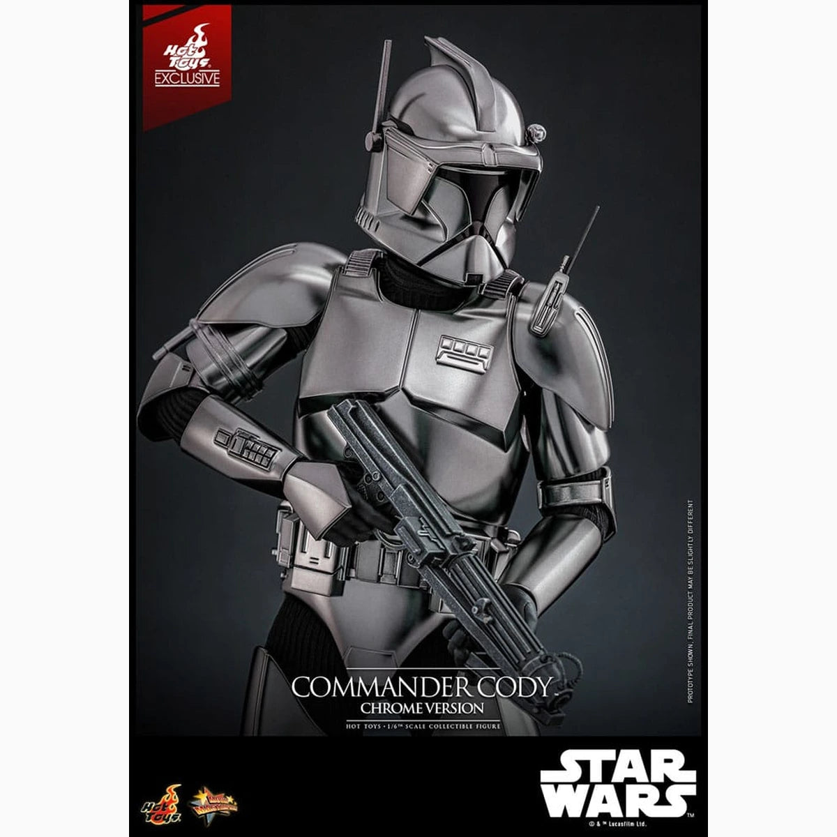 Star Wars figurine Movie Masterpiece 1/6 Commander Cody (Chrome Version) Hot Toys Exclusive 30 cm - Image 6
