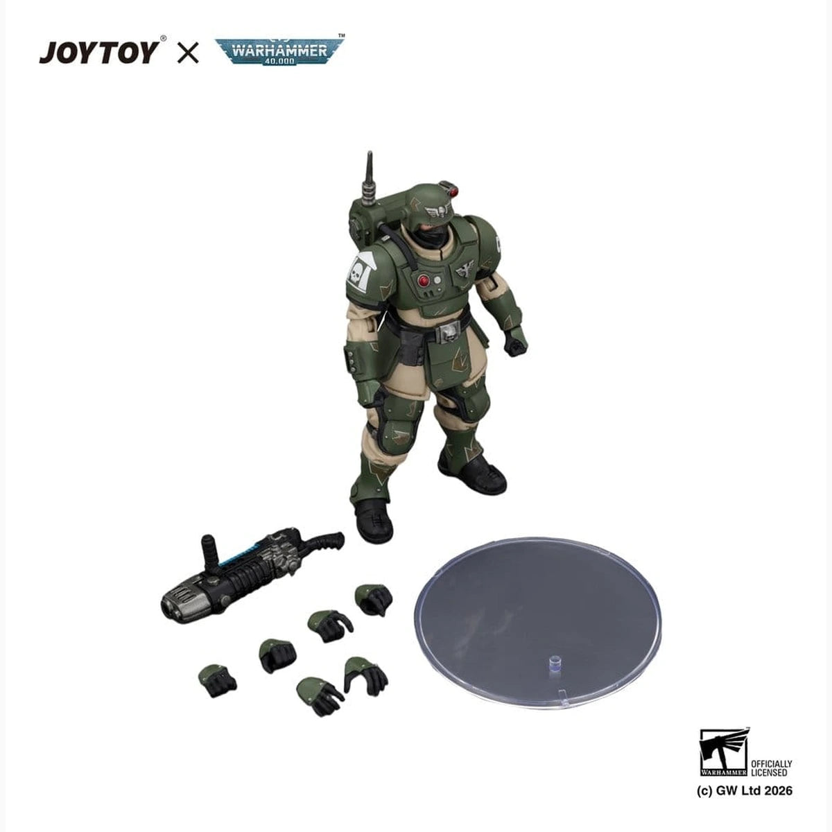 Warhammer figurine Astra Militarum Kasrkin 4 with Plasma Gun - Image 6