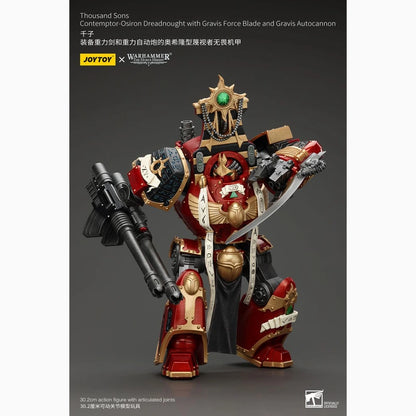 Warhammer The Horus Heresy figurine 1/18 Thousand Sons Contemptor-Osiron Dreadnought with Gravis Force Blade And Gravis Autocannon 30 cm - Image 1
