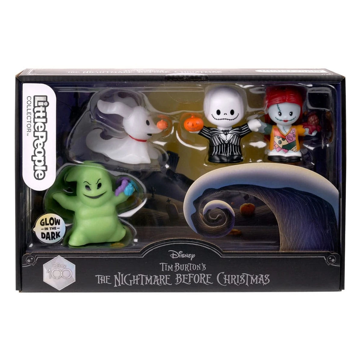 L'Étrange Noël de monsieur Jack pack 4 minifigurines Fisher-Price Little People Collector 7 cm - Image 3