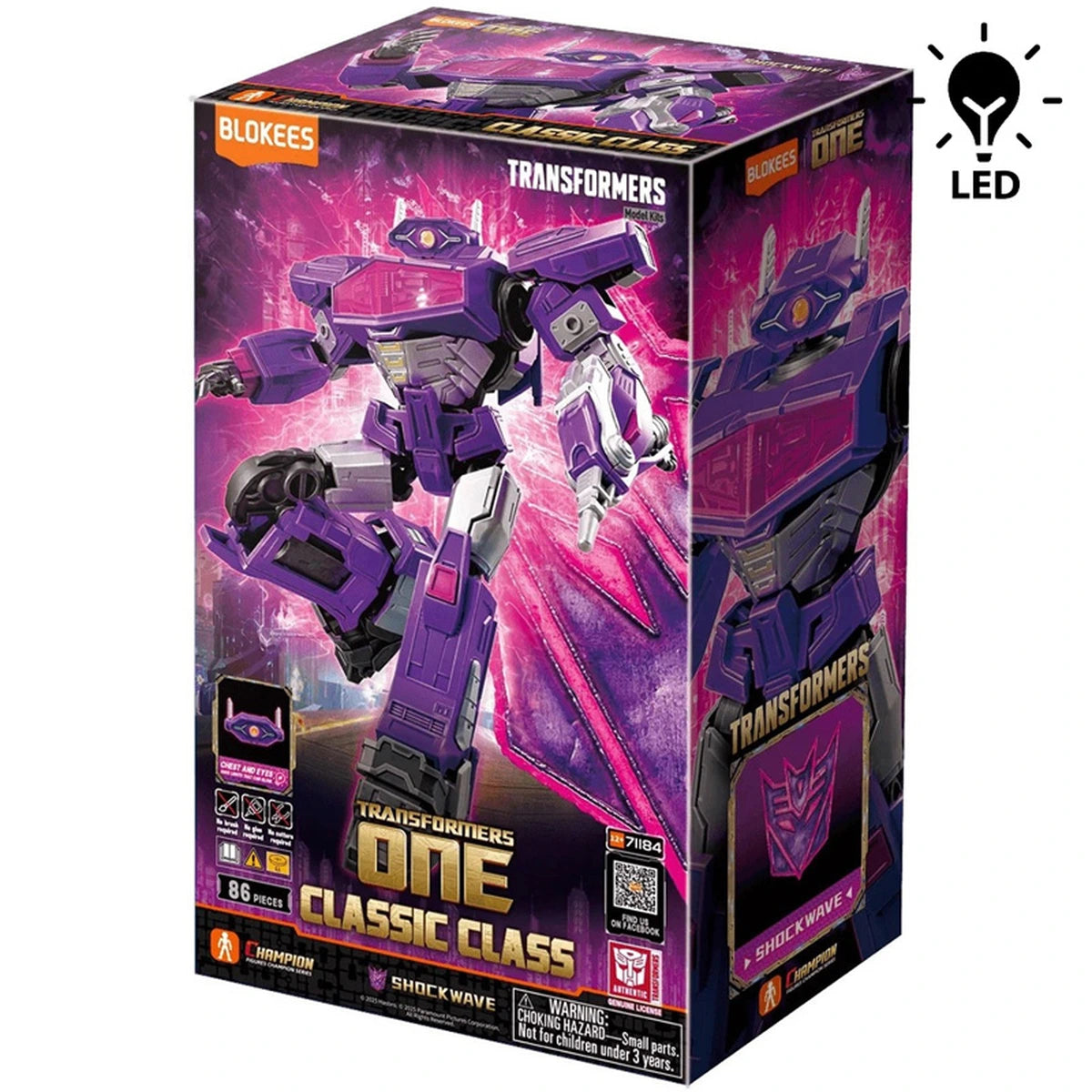 Transformers Blokees Classic Class 18 Shock Wave Movie 8 - Image 1