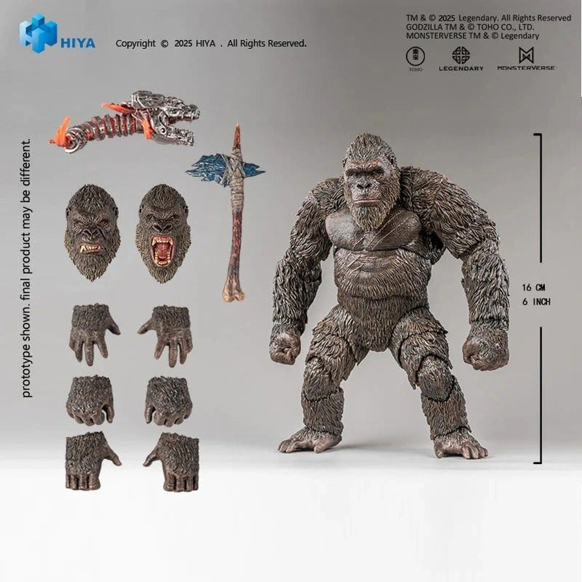 Godzilla vs. Kong figurine Exquisite Basic Series Kong 2.0 16 cm - Image 4