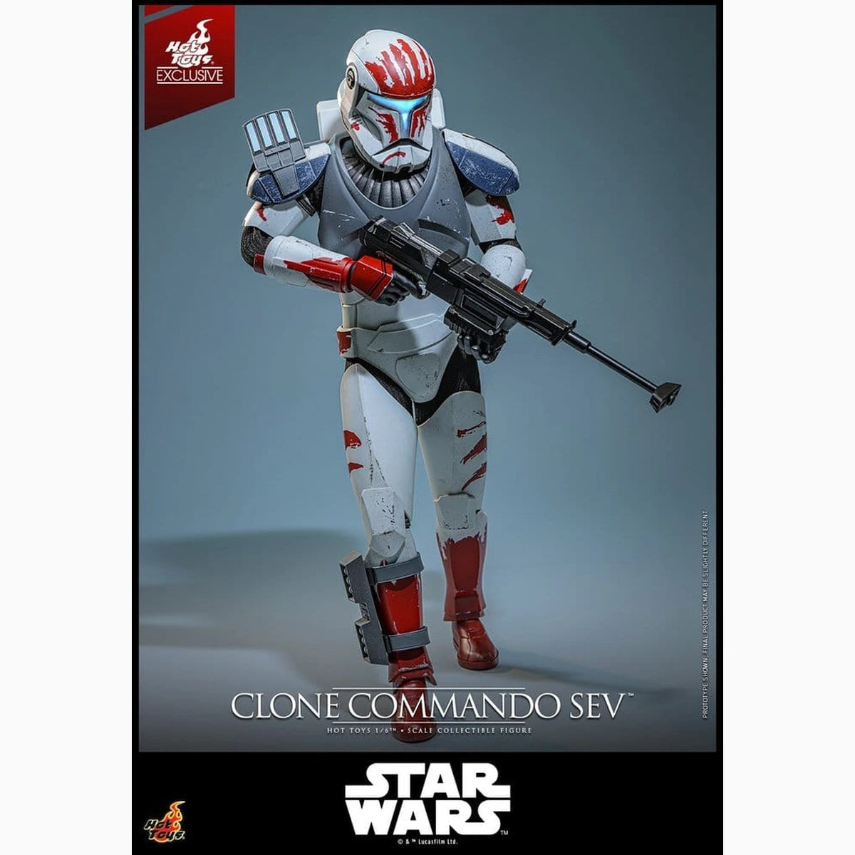 Star Wars: The Clone Wars Television Masterpiece figurine 1/6 Clone Commando Sev (Hot Toys Exclusive) 30 cm - Image 5