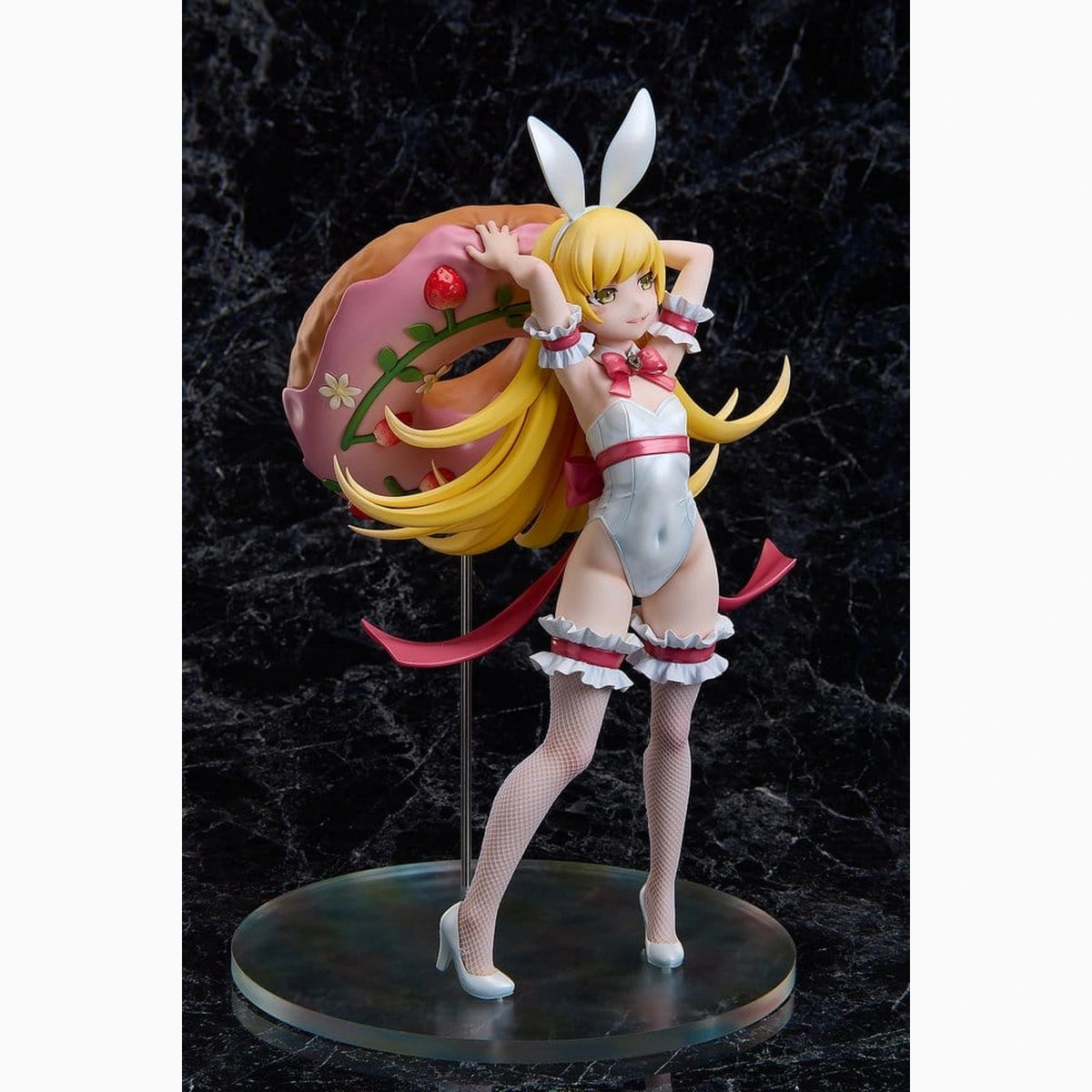 Monogatari Series statuette PVC 1/4 Shinobu Oshino White Bunny Ver. 35 cm - Image 5