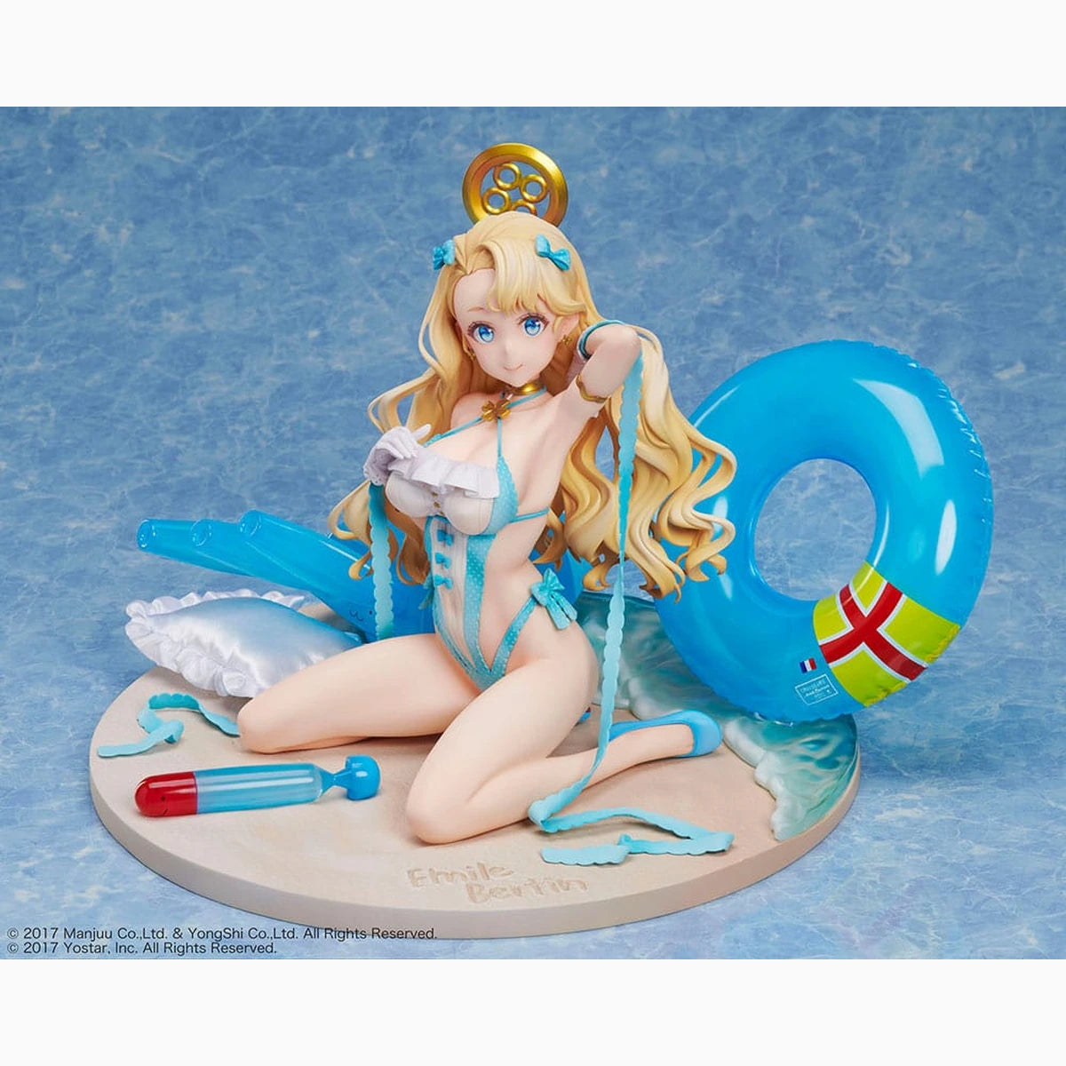 Azur Lane statuette PVC 1/4 Emile Bertin swimsuit costume Côte d'Azur 21 cm - Image 1