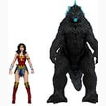DC Justice League Monsterverse DC Multiverse pack de 2 figurines Wonder Woman Vs. Atomic Blast Godzilla 18 cm - Image 2