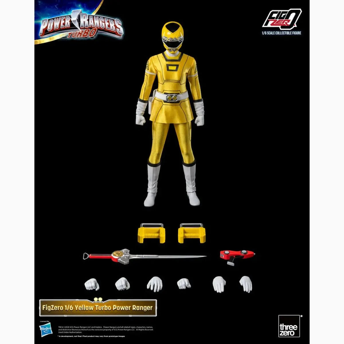 Power Rangers Turbo figurine FigZero 1/6 Yellow Turbo Power Ranger 30 cm - Image 4