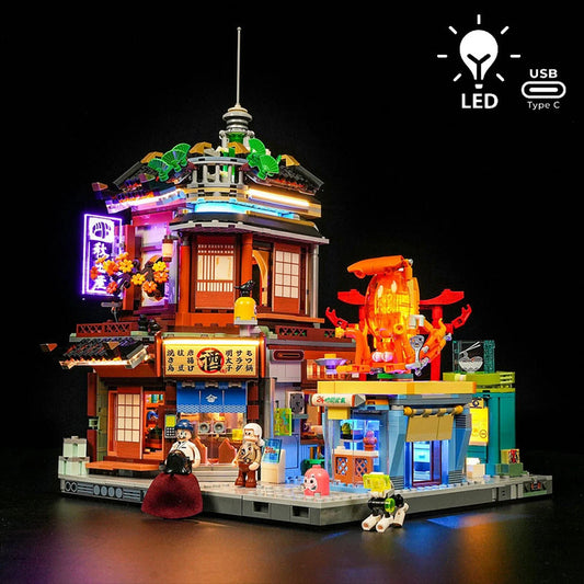 Lumibricks Cyberpunk Neoncity 17004 Japanese Izakaya - Image 1