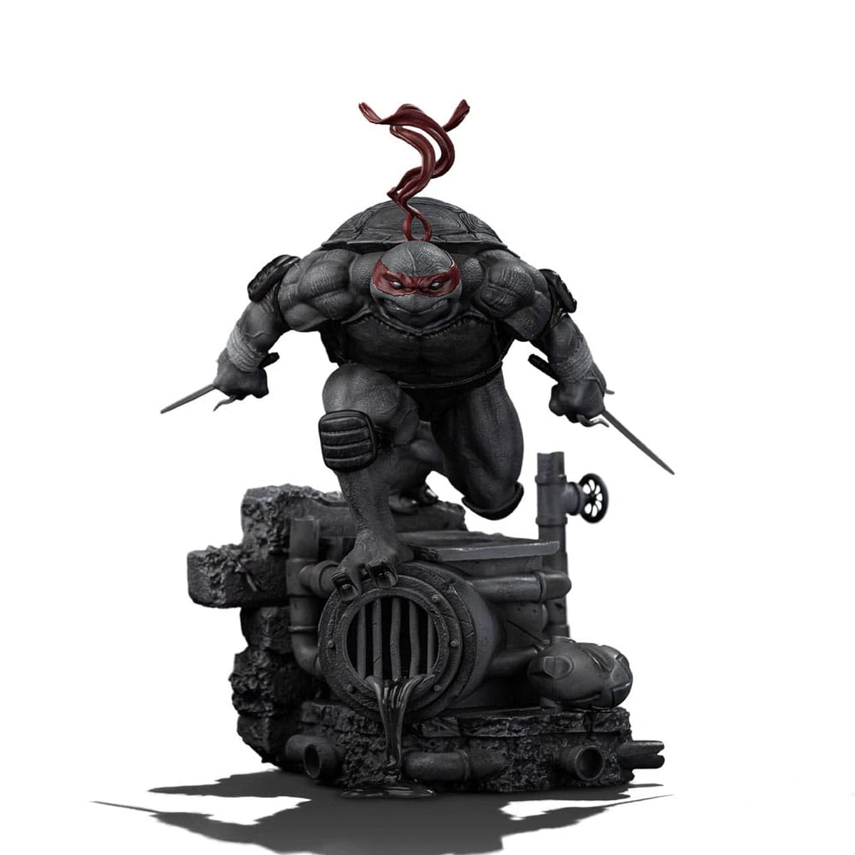 Tortues Ninja statuette 1/10 Art Scale Raphael Black and White Variant 26 cm heo exclusive - Image 3