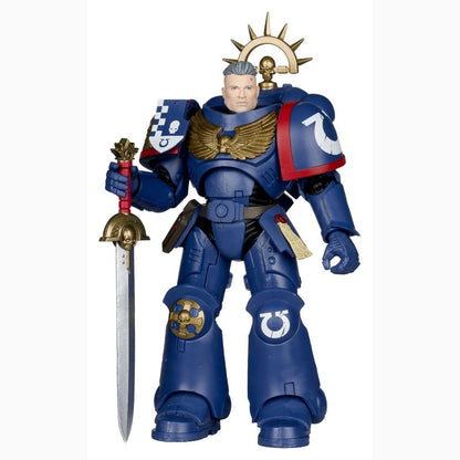 Warhammer 40,000 Total War figurine 3rd Company Lieutenant (Ultramarines) 18 cm - Image 1