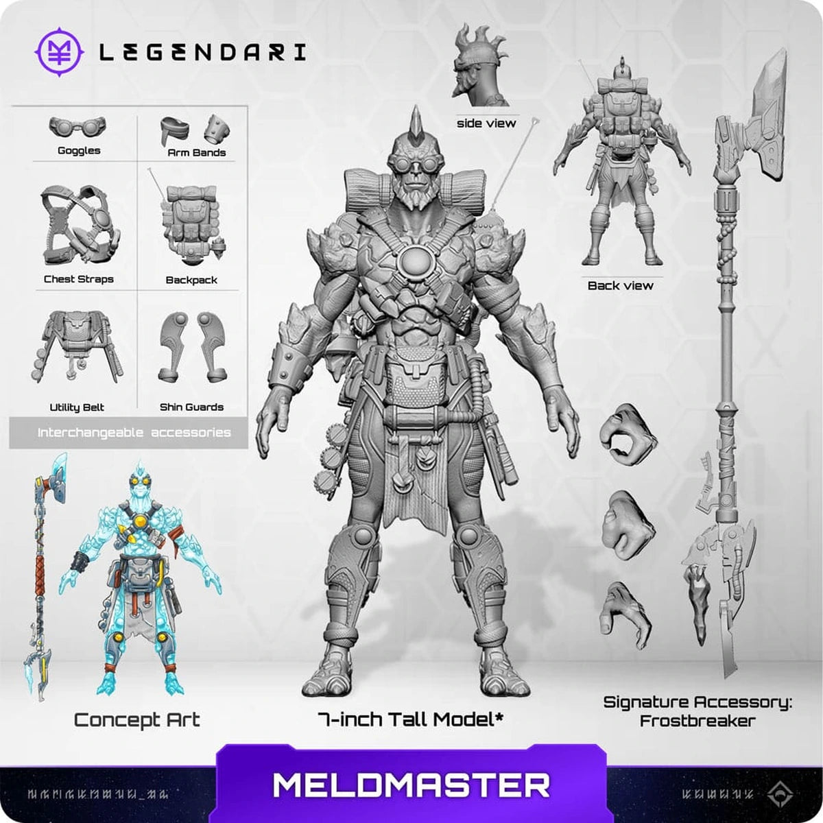 Legendari figurine 1/10 Meld Master 18 cm - Image 5
