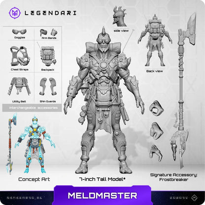 Legendari figurine 1/10 Meld Master 18 cm - Image 5