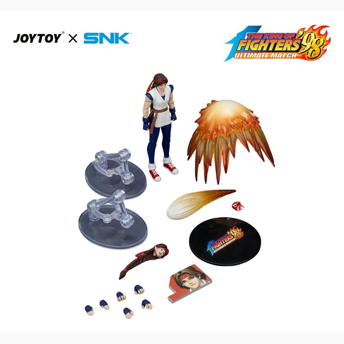 The King of Fighters '98 Ultimate Match figurine Yuri Sakazaki (Art of Fighting Team) 12 cm - Image 7