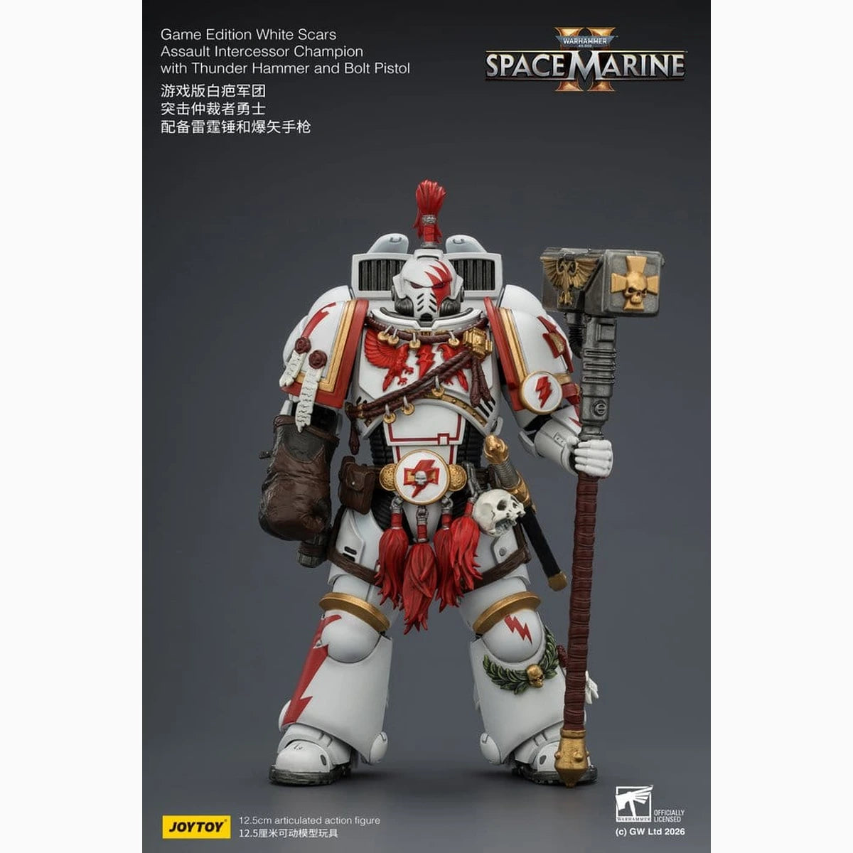 Warhammer figurine Game Edition White Scars Assault Intercessor Champion 13 cm - Image 3