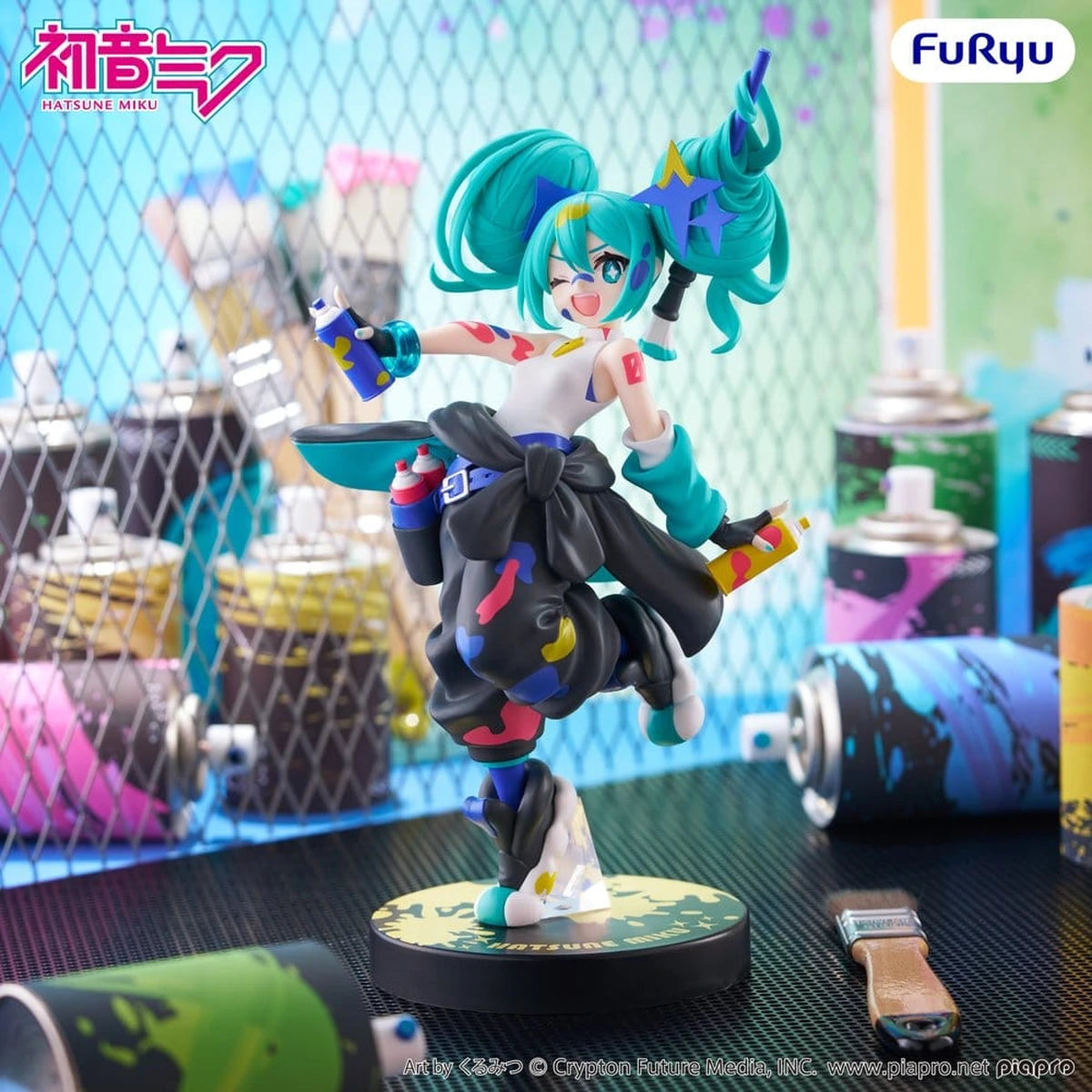 Hatsune Miku statuette PVC Muchute Paint Girl Another Color Ver. 23 cm - Image 1