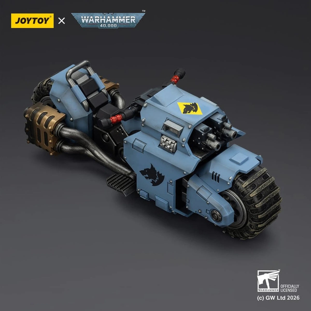 Warhammer 40,000 Raider-pattern Combat Bike Space Wolves with twin-linked bolt rifles 22 cm - Image 7