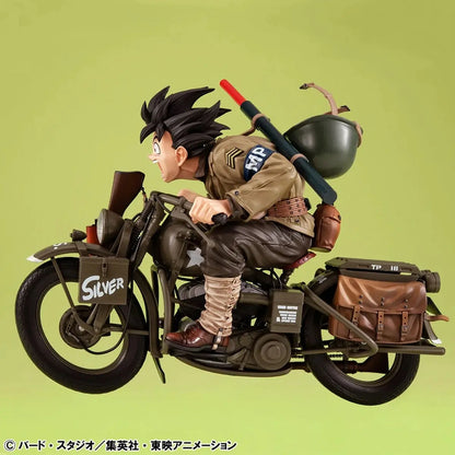 Dragonball Z 05 Desktop Real McCoy diorama PVC Son Goku & Bike 18 cm - Image 5