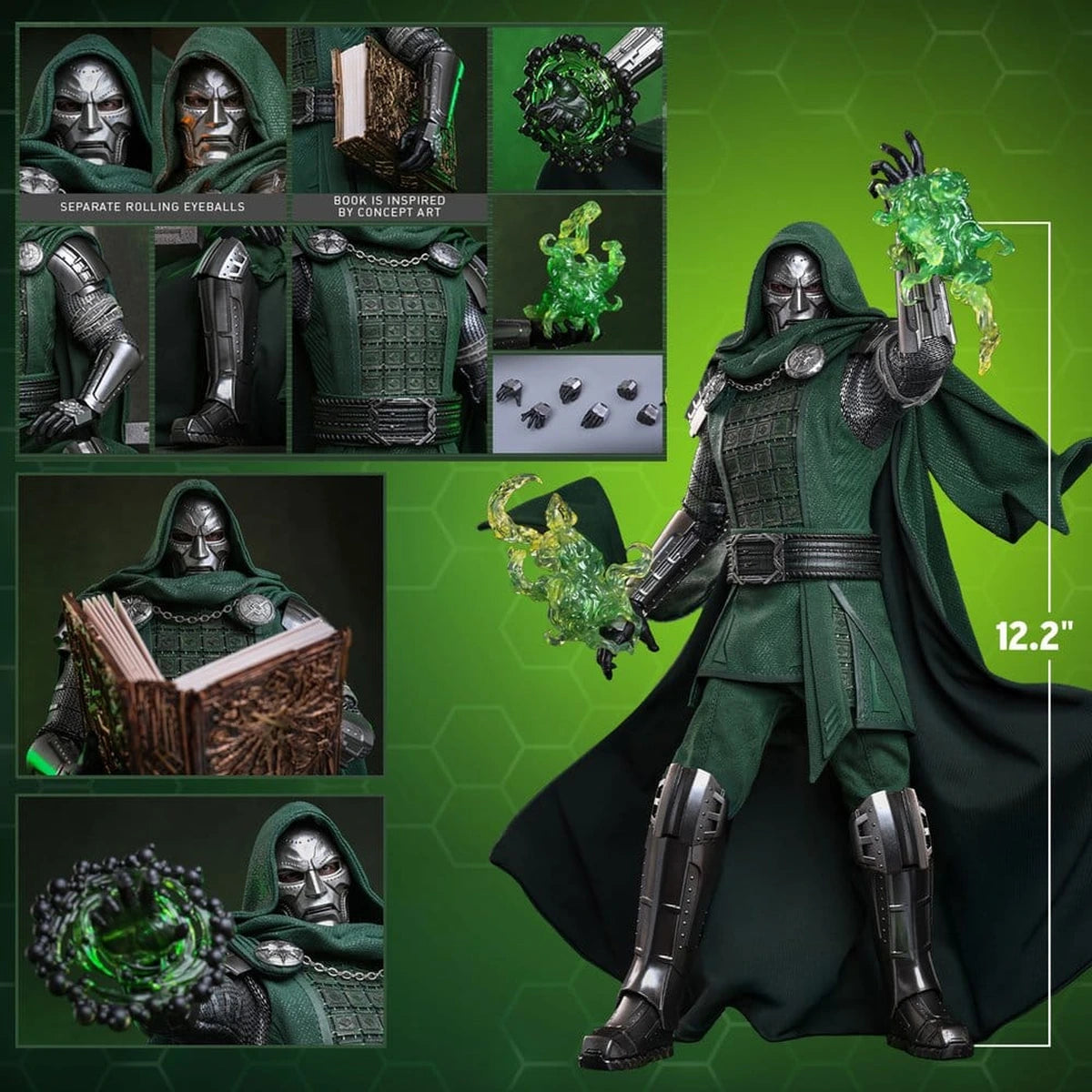 Avengers: Doomsday Movie Masterpiece figurine 1/6 Doctor Doom 31 cm - Image 4