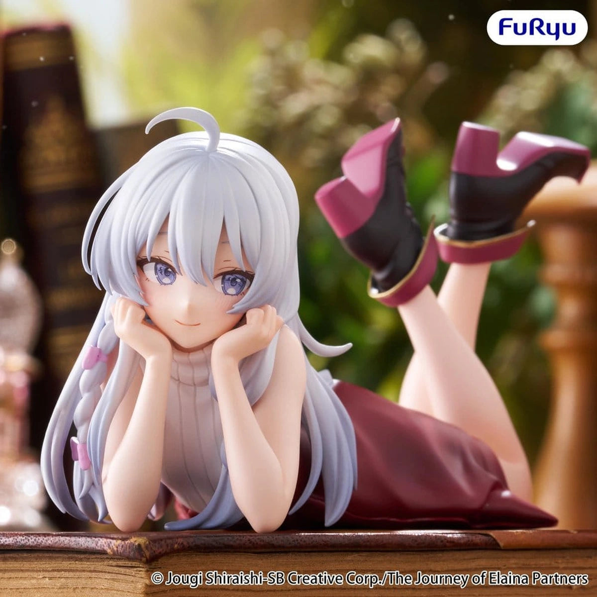 The Journey of Elaina figurine PVC Noodle Stopper Elaina Lying Down Ver. 11 cm - Image 3