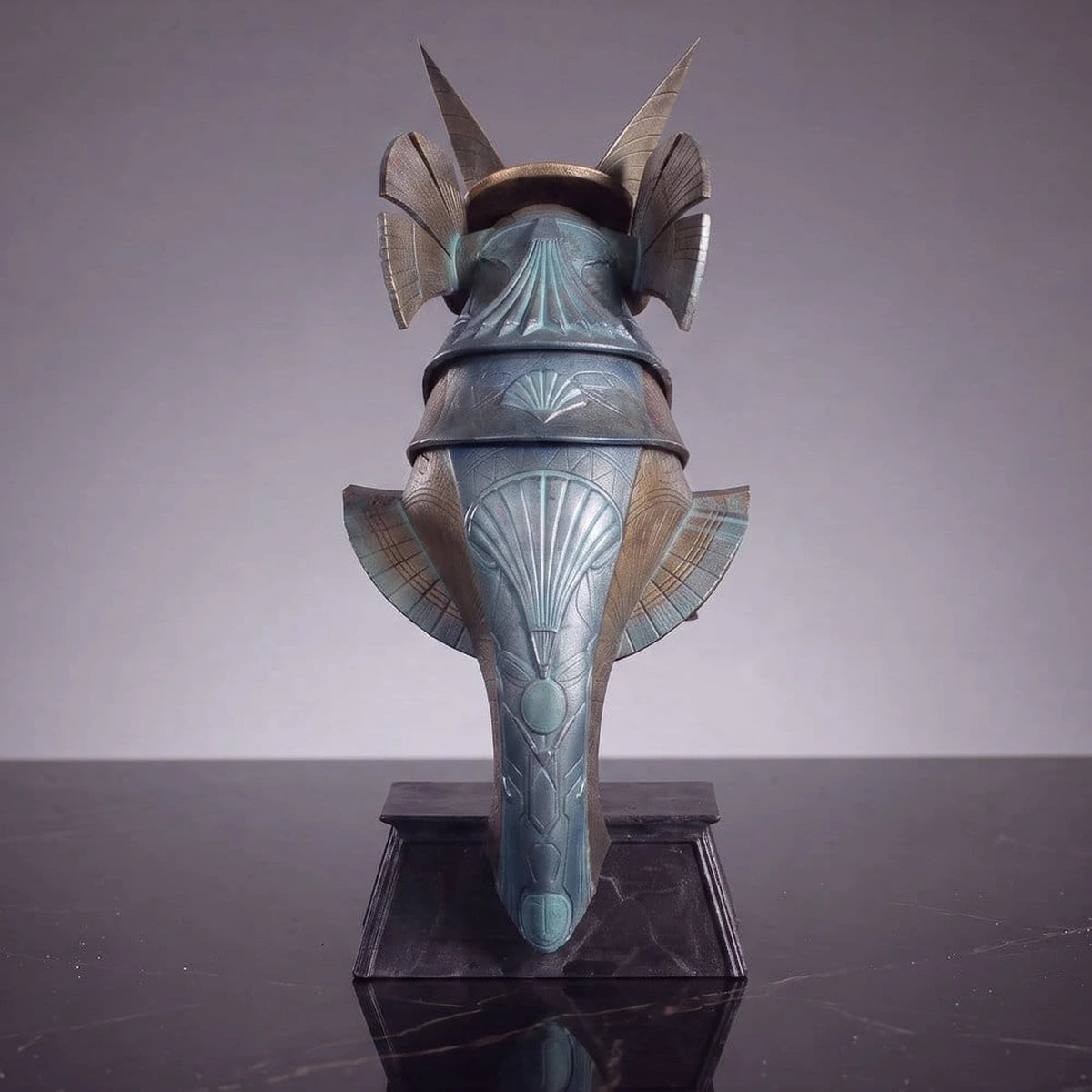 Stargate Desktop Replica réplique de casque Jackal Guard Helmet Anubis 15 cm - Image 6