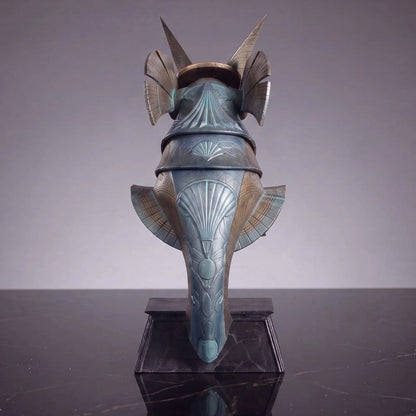 Stargate Desktop Replica réplique de casque Jackal Guard Helmet Anubis 15 cm - Image 6