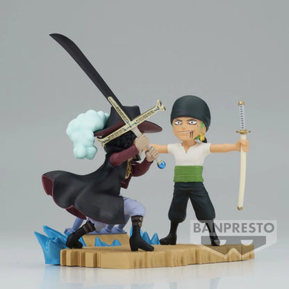 ONE PIECE - WORLD COLLECTABLE FIGURE LOG STORIES - RORONOA ZORO VS DRACULE.MIHAWK - Image 2