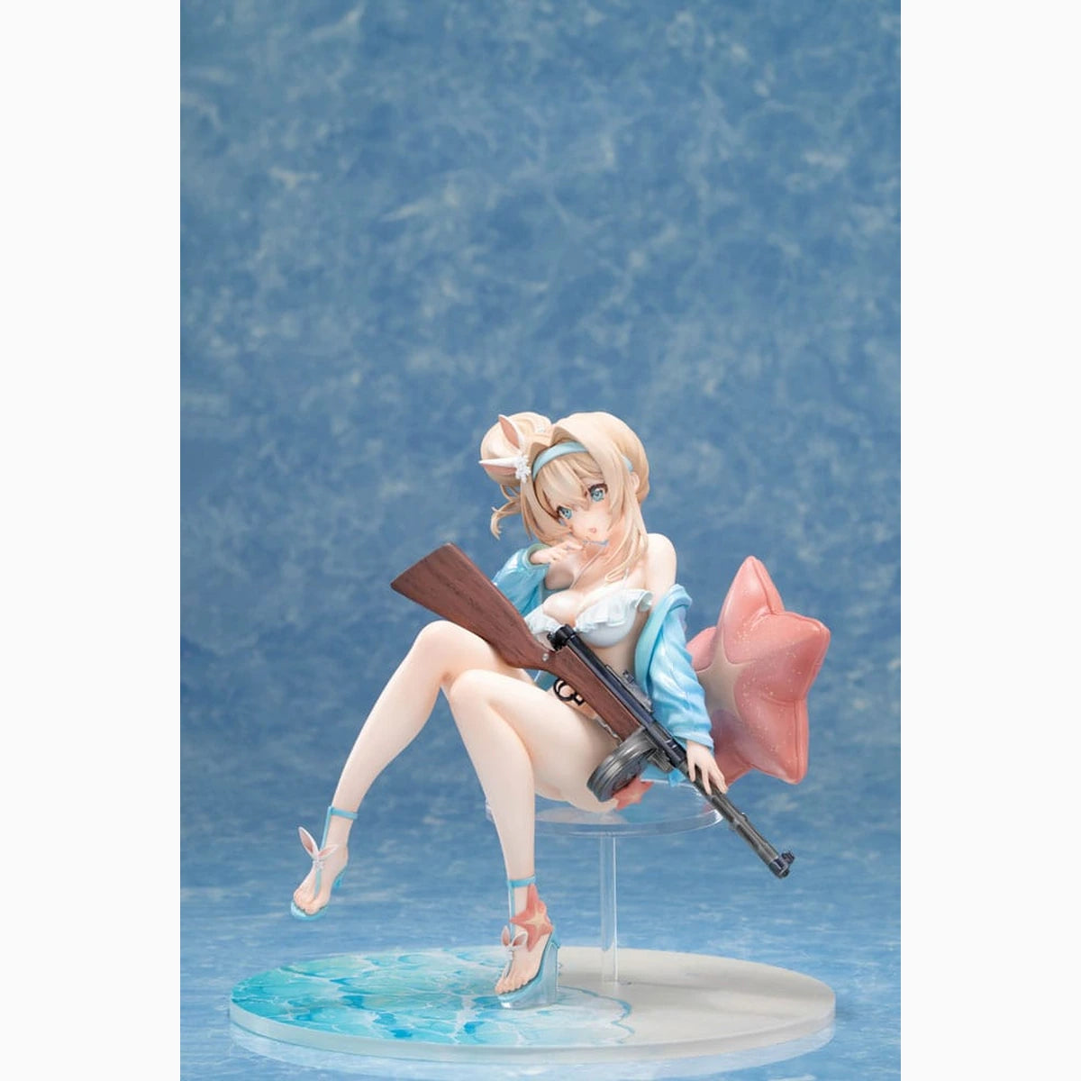Girls´ Frontline 2: Exilium statuette PVC 1/6 Suomi Sparkling Ocean Ver. 20 cm - Image 1